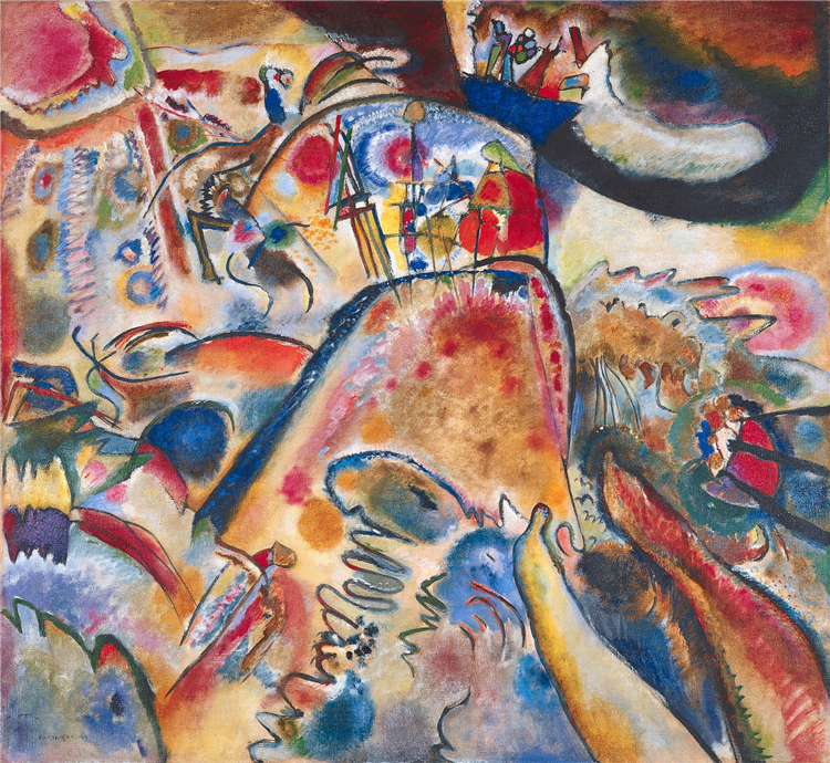 Small Pleasures 1913 Wassily Kandinsky Abstract Oil Painting